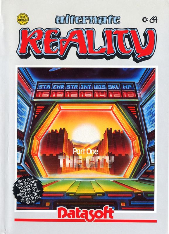 Alternate Reality: The City box art for Amiga